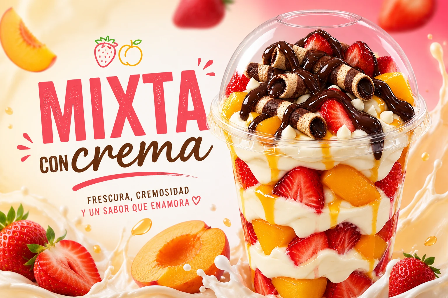 Mixta con crema Fressnia